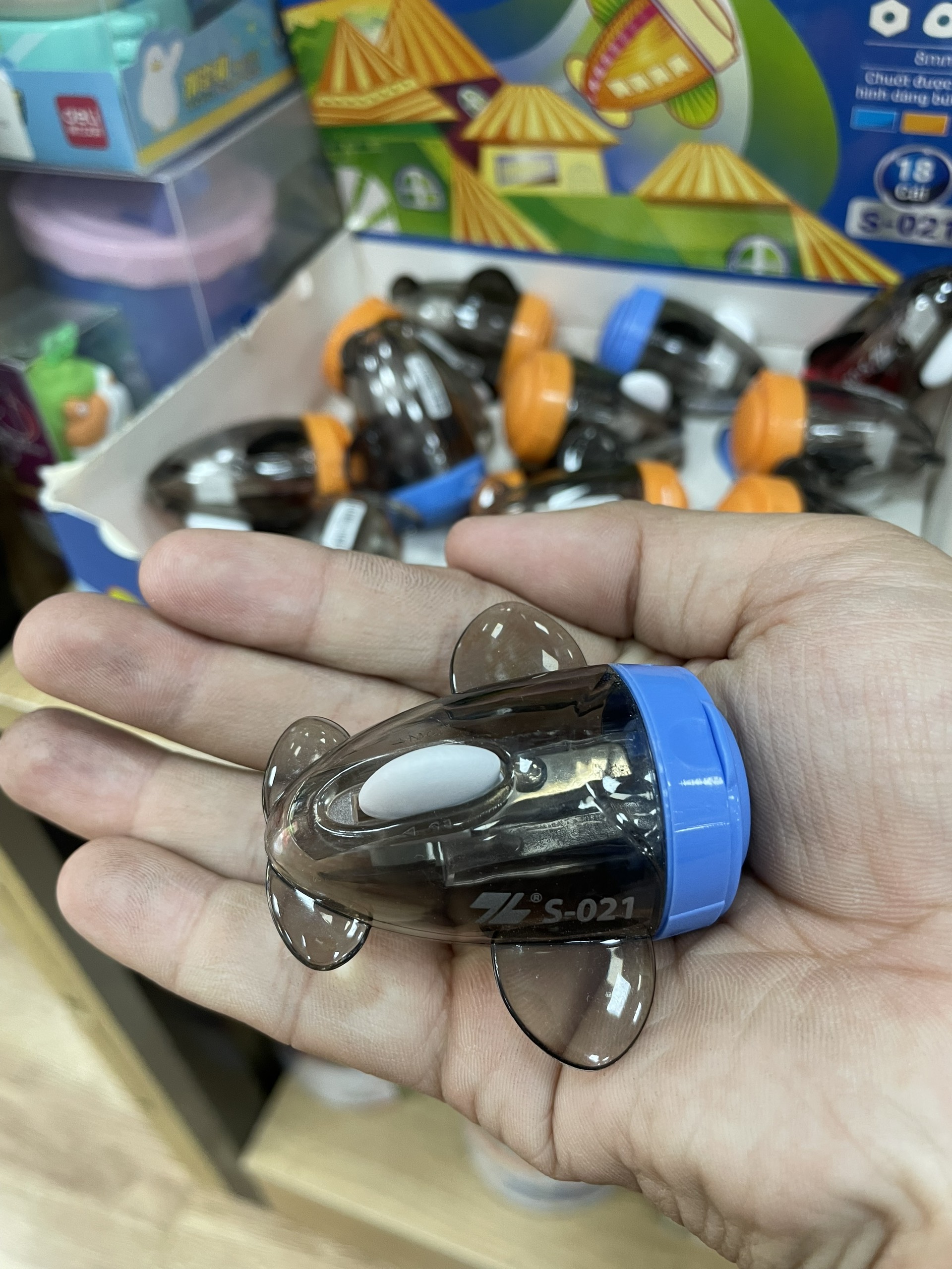 (1 Cái) Chuốt gọt bút chì hình máy bay Thiên Long S-021