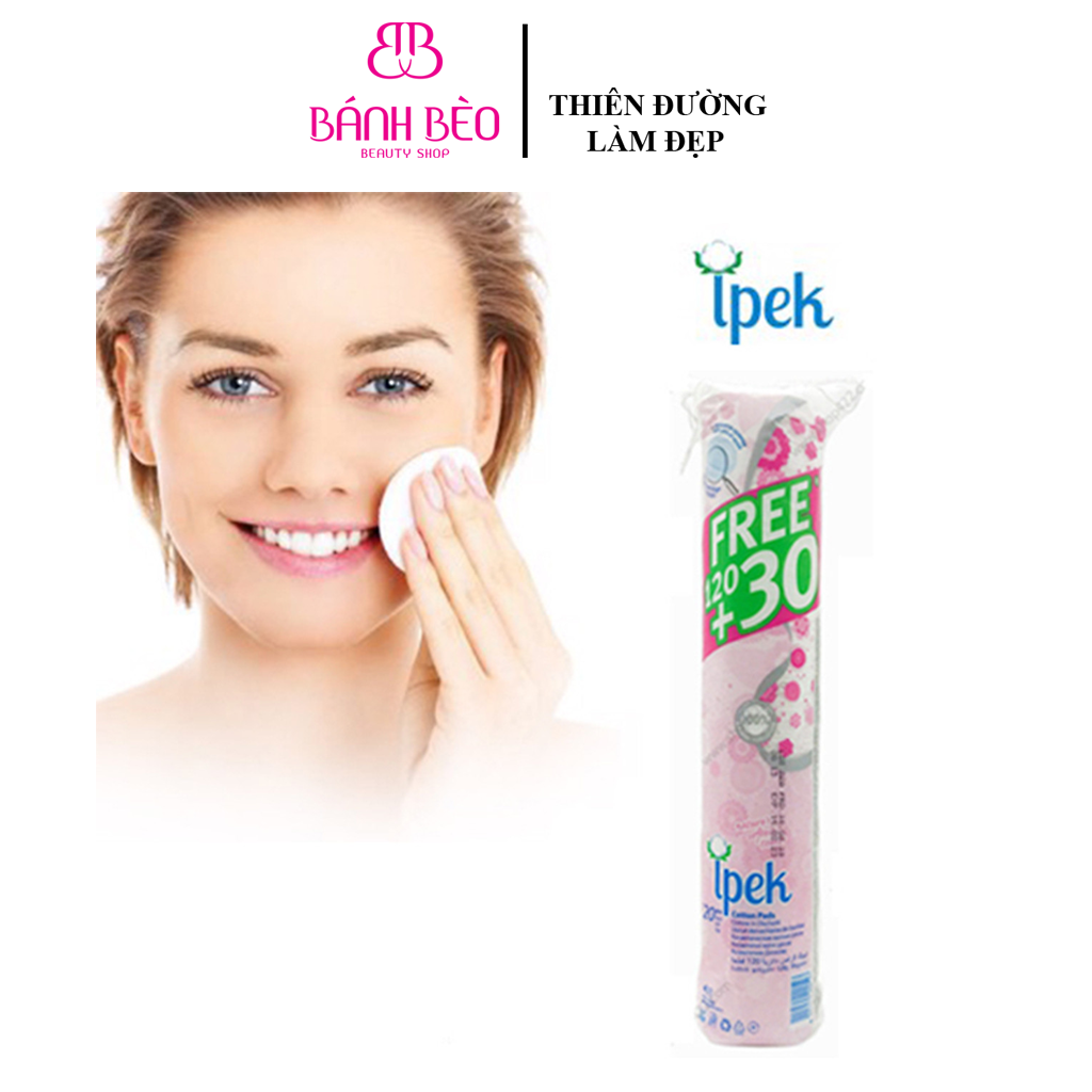 Bông Tẩy Trang Ipek Thổ Nhĩ Kỳ (150 Miếng)