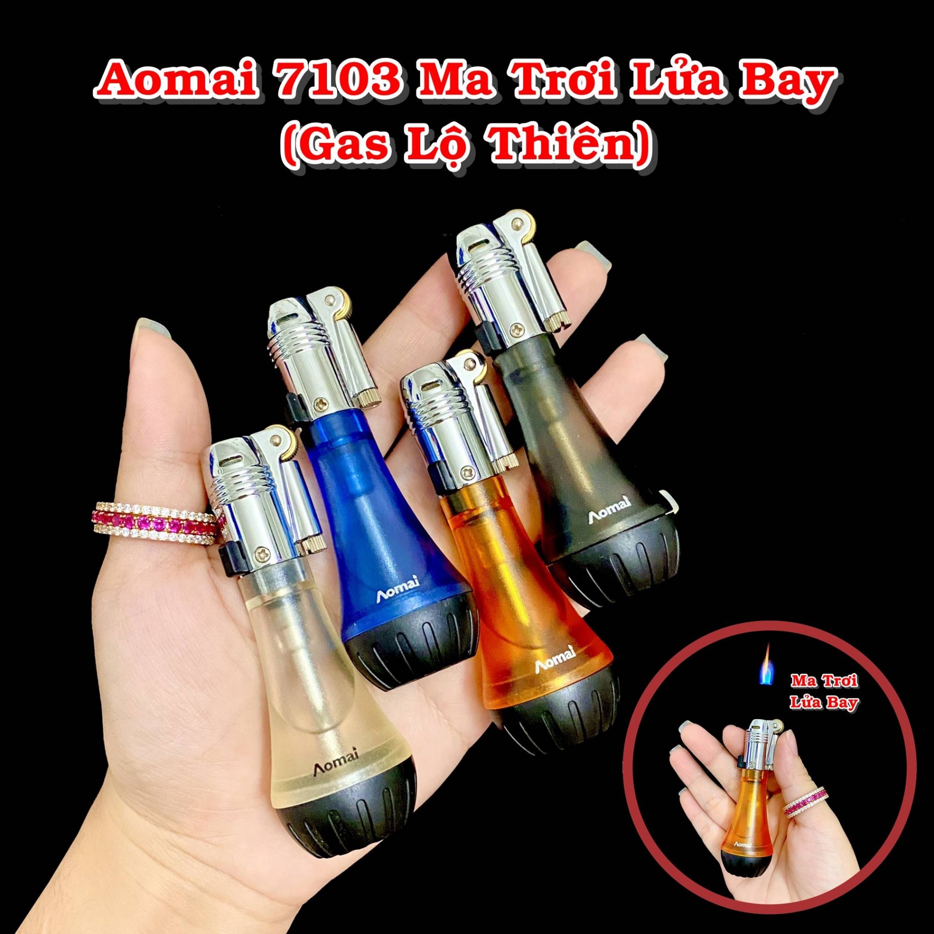 BẬT LỬA MA TRƠI LỬA BAY GAS LỘ THIÊN AM7103