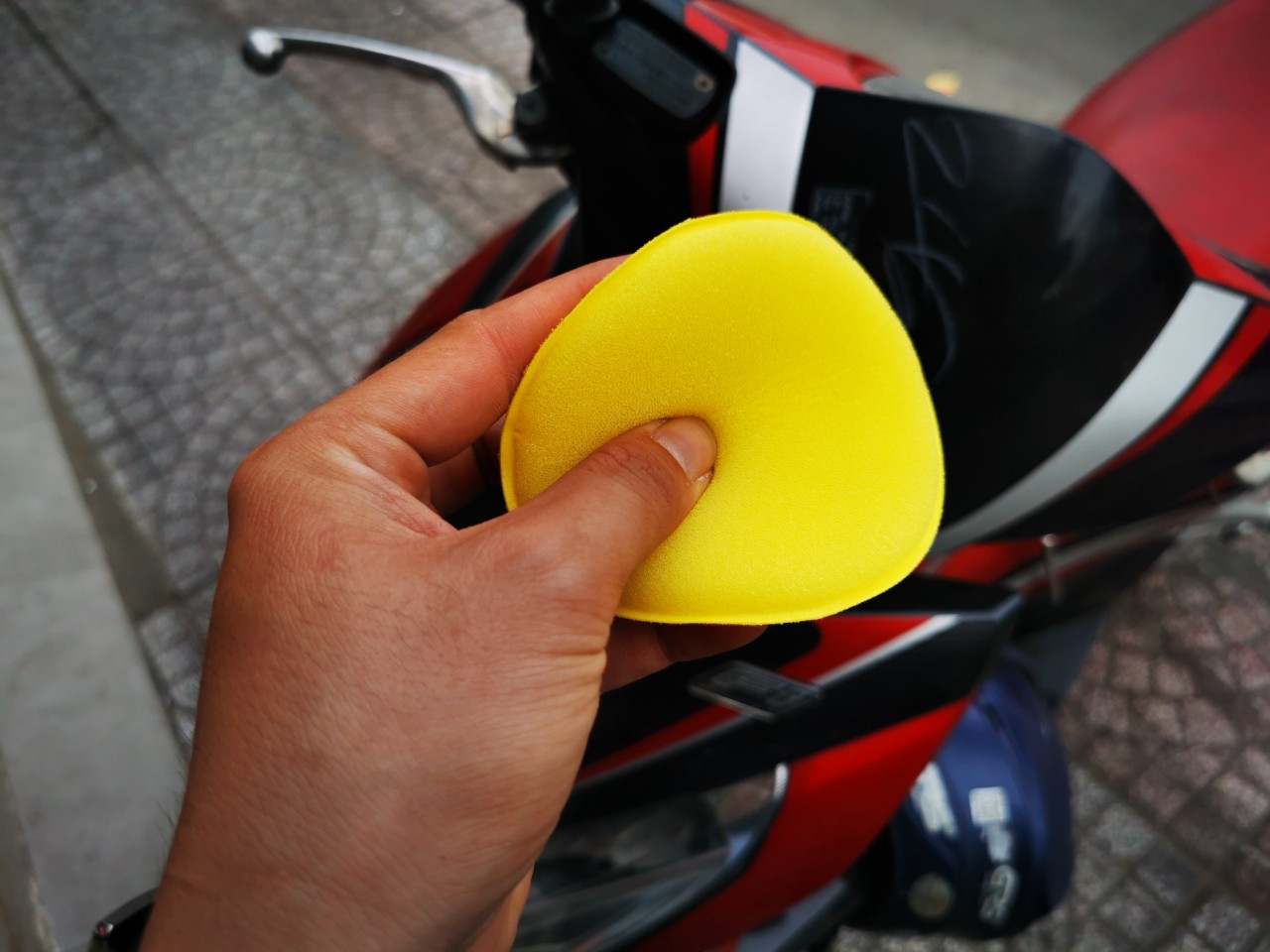 [Hcm]Car Care Chemical Applicator Round Foam Waxing Sponge