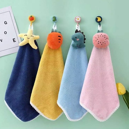 [Siêu sale] Khăn lau tay siêu thấm nước hình thú