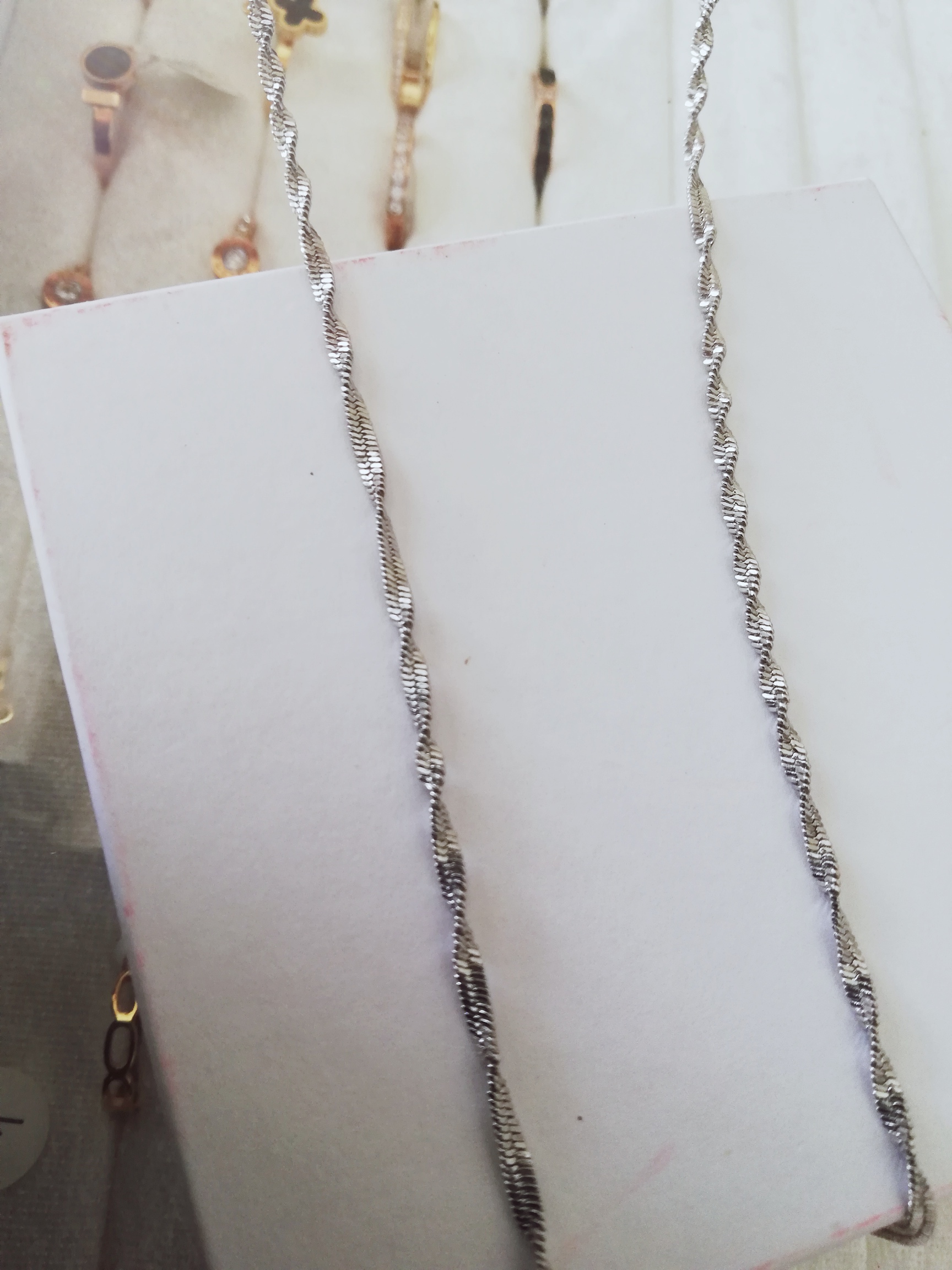 Dây Chuyền Inox Dạng Xoắn (Không Mặt)