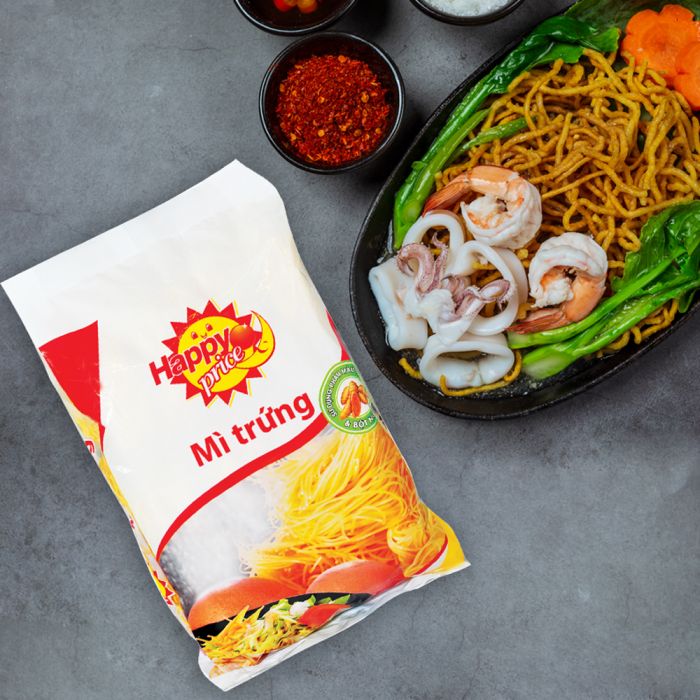MỲ TRỨNG HAPPY PRICE ( SỢI NHỎ ) 400GR            -196
