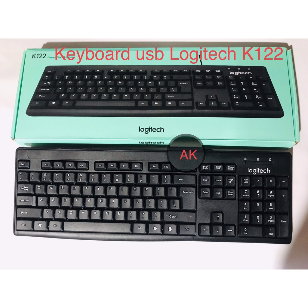 Bàn phím máy tính logi K122 - Bàn phím có dây cho vi tính ,laptop, Pc ,v..v - Bảo hành 12 tháng