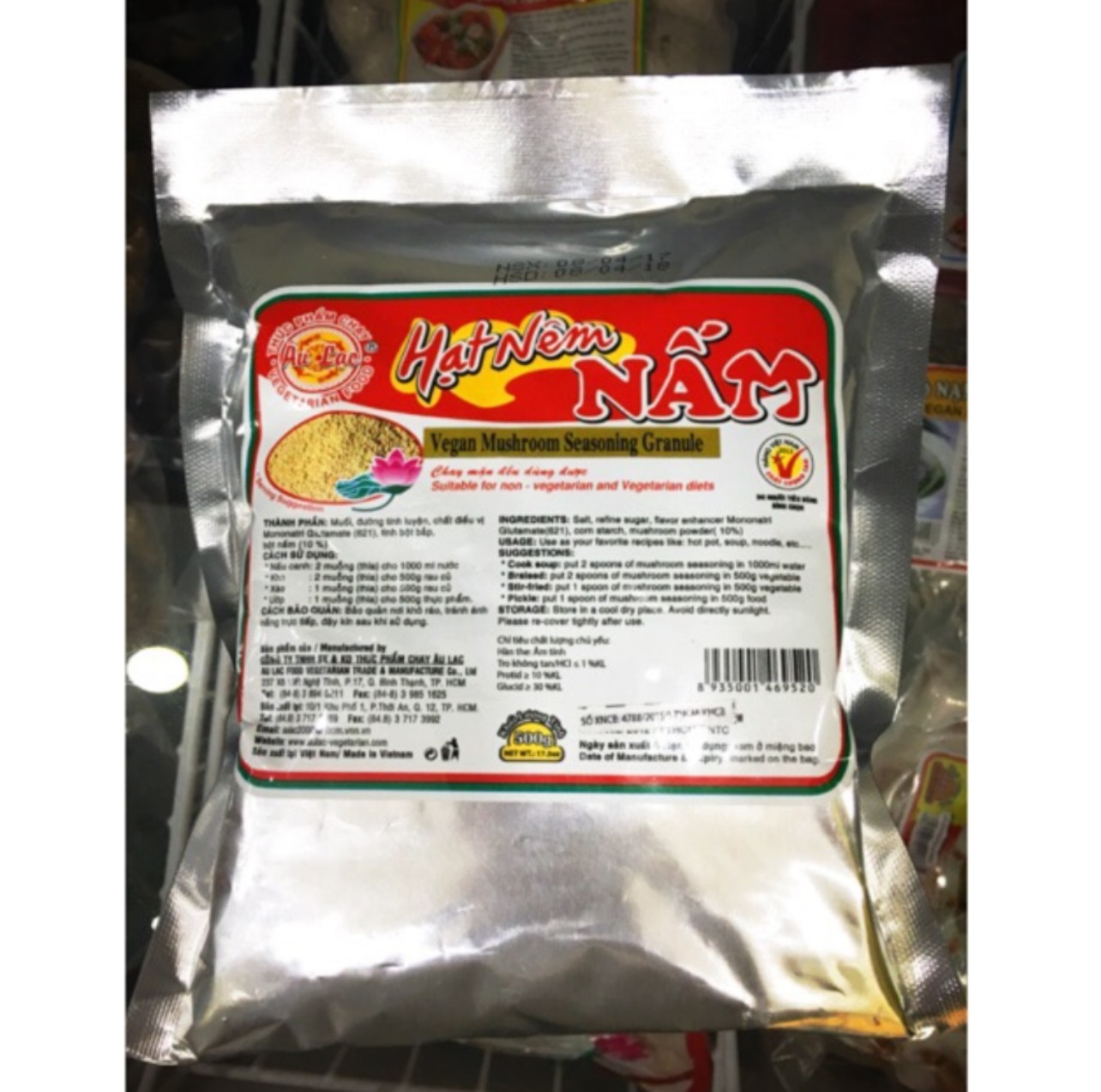 HẠT NÊM NẤM ÂU LẠC (500G)