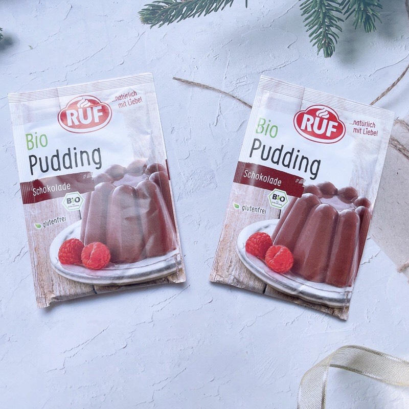 [RUF] Bột Pudding Hữu Cơ Vị Socola Làm Bánh Cho Bé Date mới