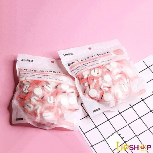 Mặt nạ dạng viên nén #MINISO JAPAN 100v