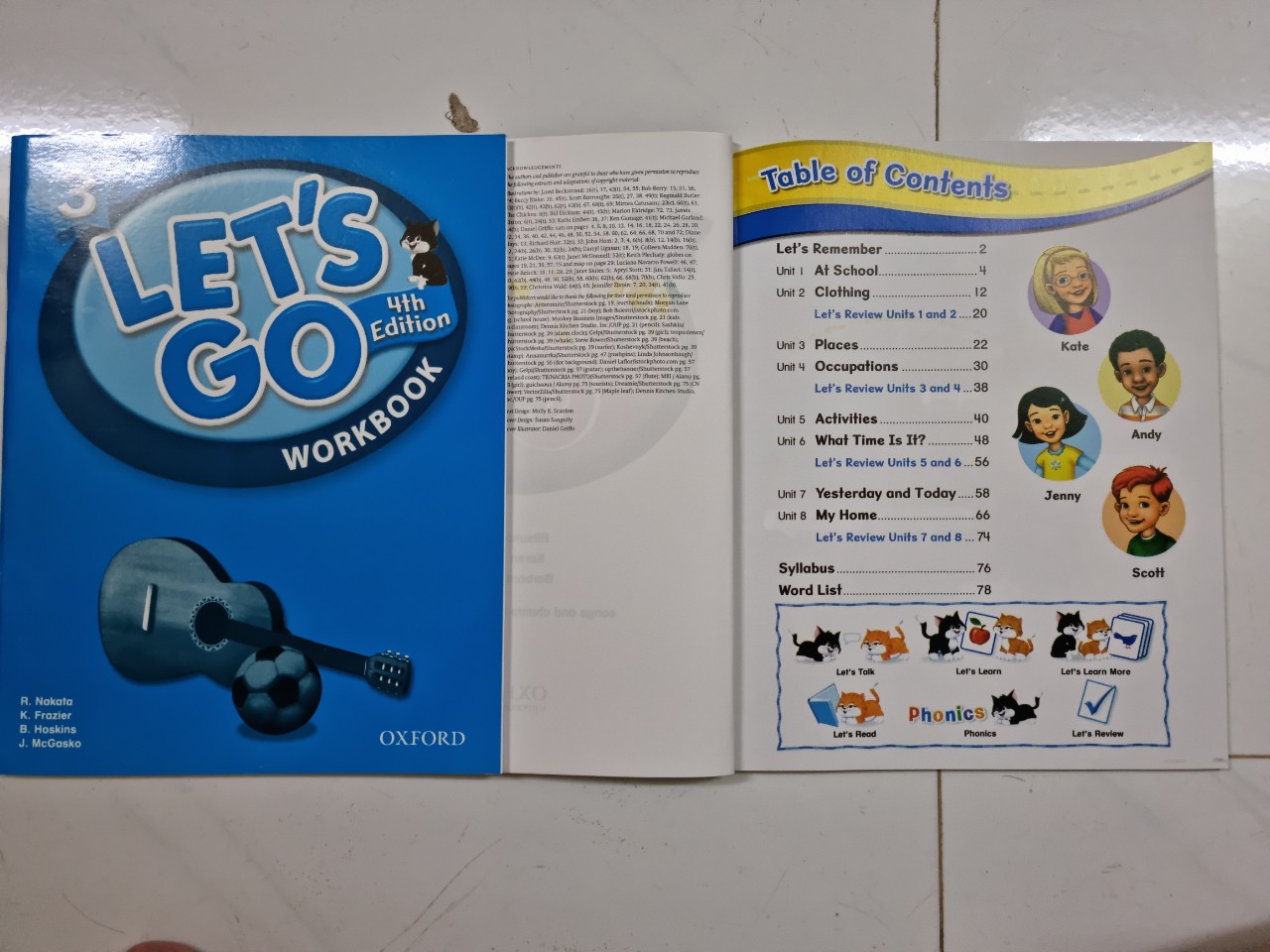 Bộ Let's go 3 bản 4th cho bé ( bộ 2 cuốn SB + WB)