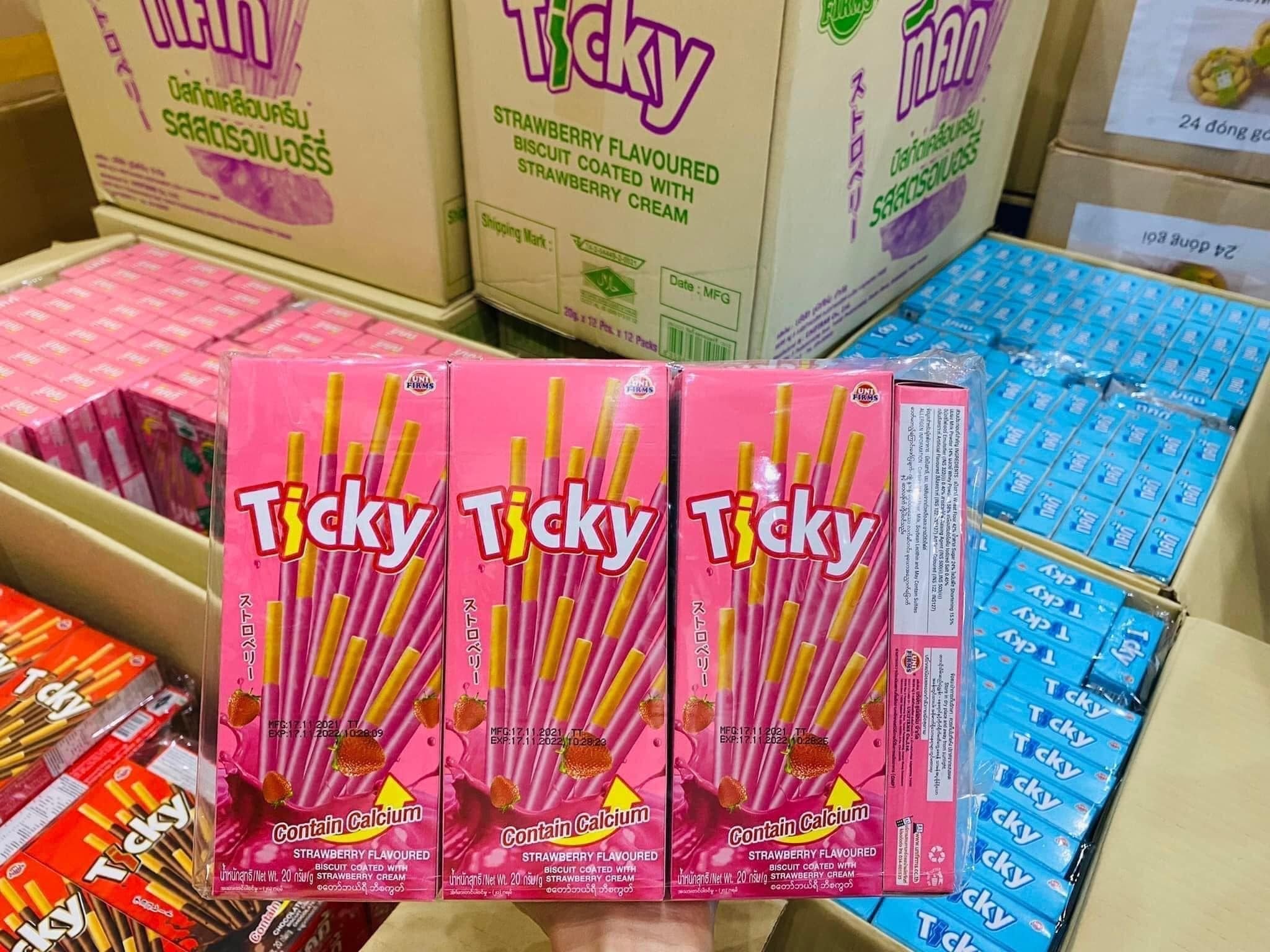 Bánh que ticky 72k/ lốc