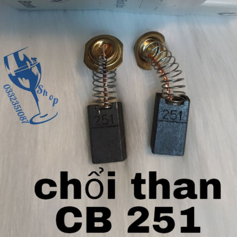 Carbon CB 251 (1đôi) - chổi than CB 251 hàng đẹp, than mềm