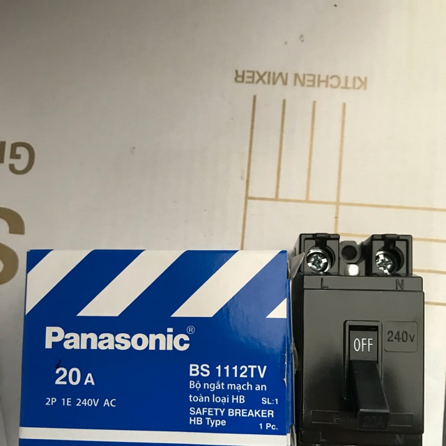 [HCM]CB Cóc Panasonic 20A - CB Điện - Cầu Dao An Toàn