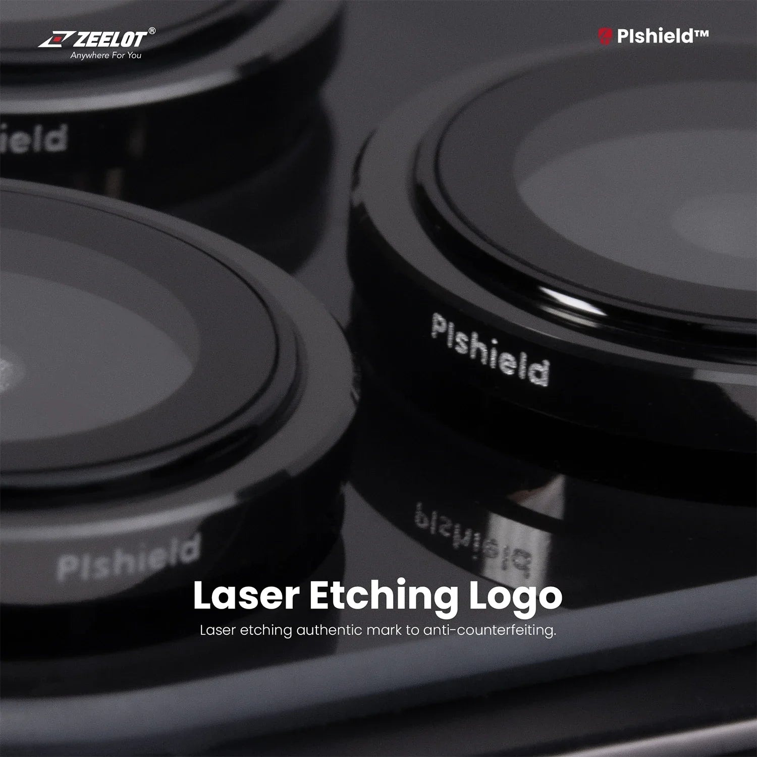 Kính Cường Lực Camera ZEELOT PIshield Titanium iPhone 15 Pro 15 Promax