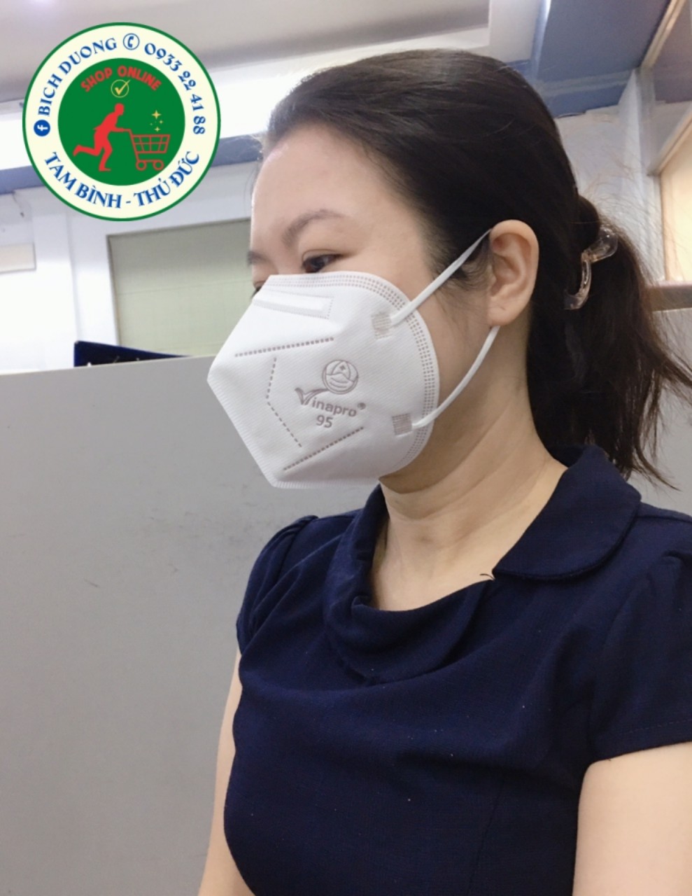 Khẩu trang kháng khuẩn N95 VINAPRO (10 cái/ hộp)