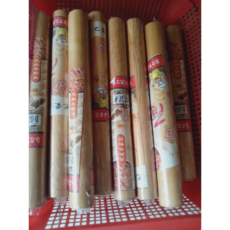 Cán bột gỗ thẳng 30cm