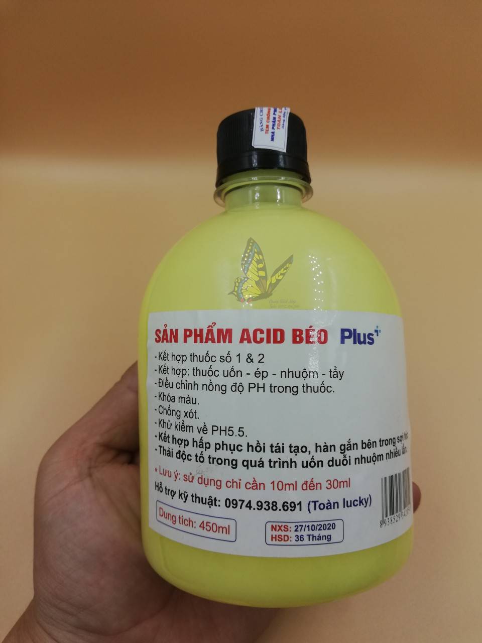 Axit béo dung dịch phục hồi tóc