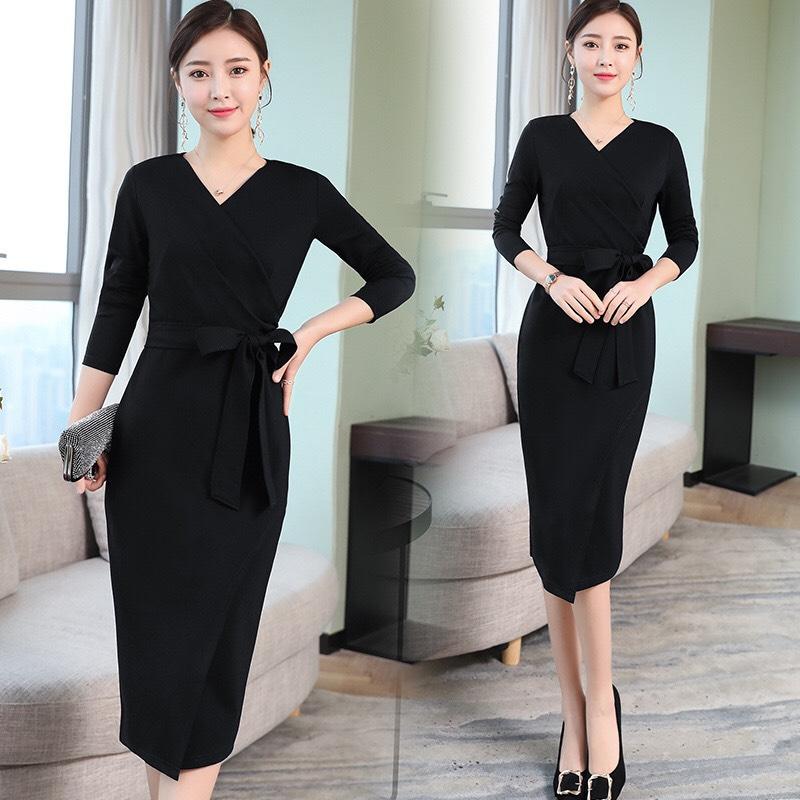 Đầm suông cao cấp cho quý cô công sở