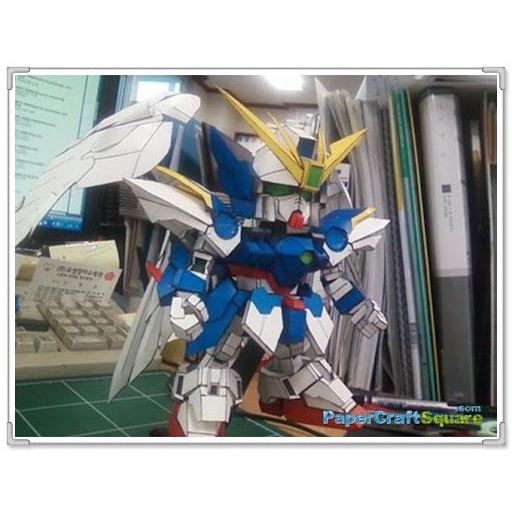 Mô hình giấy SD Gundam Wing Zero