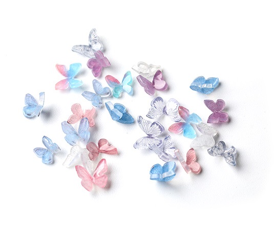 Set 10 Bướm Pha Lê Đính Móng Tay
