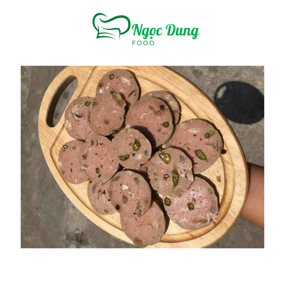 Chả bò ớt xiêm xanh 500gr (giao tphcm)