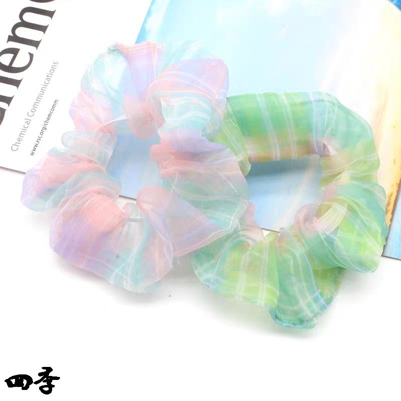 [HCM]Buộc tóc scrunchies cầu vồng