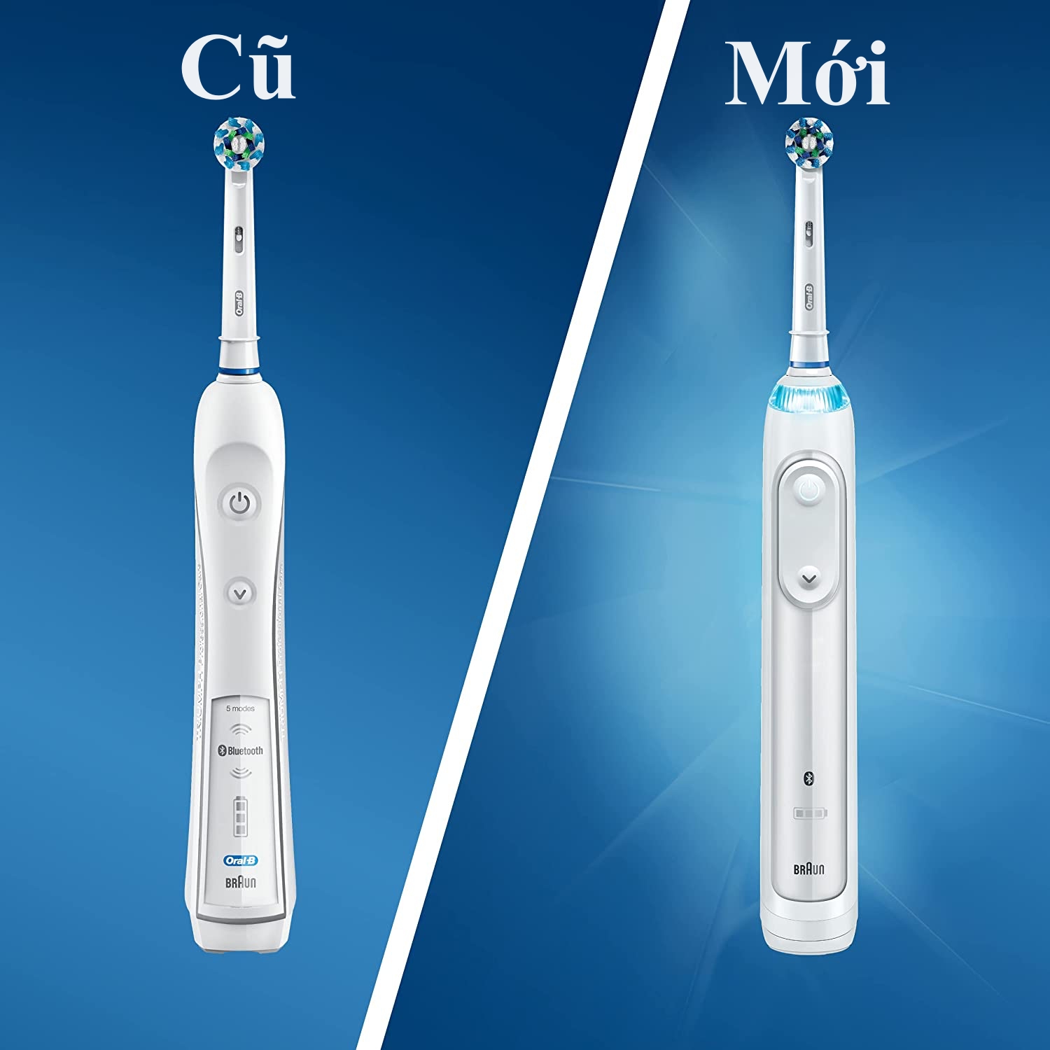 Bàn chải điện Oral-B Smart 5000, 5500 [Hàng Đức]