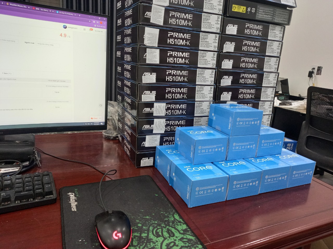 Chip CPU Intel Core i3-10105 (3.7GHz turbo up to 4.4Ghz, 4 nhân 8 luồng, 6MB Cache, 65W) - Socket LGA 1200 BH 36 tháng