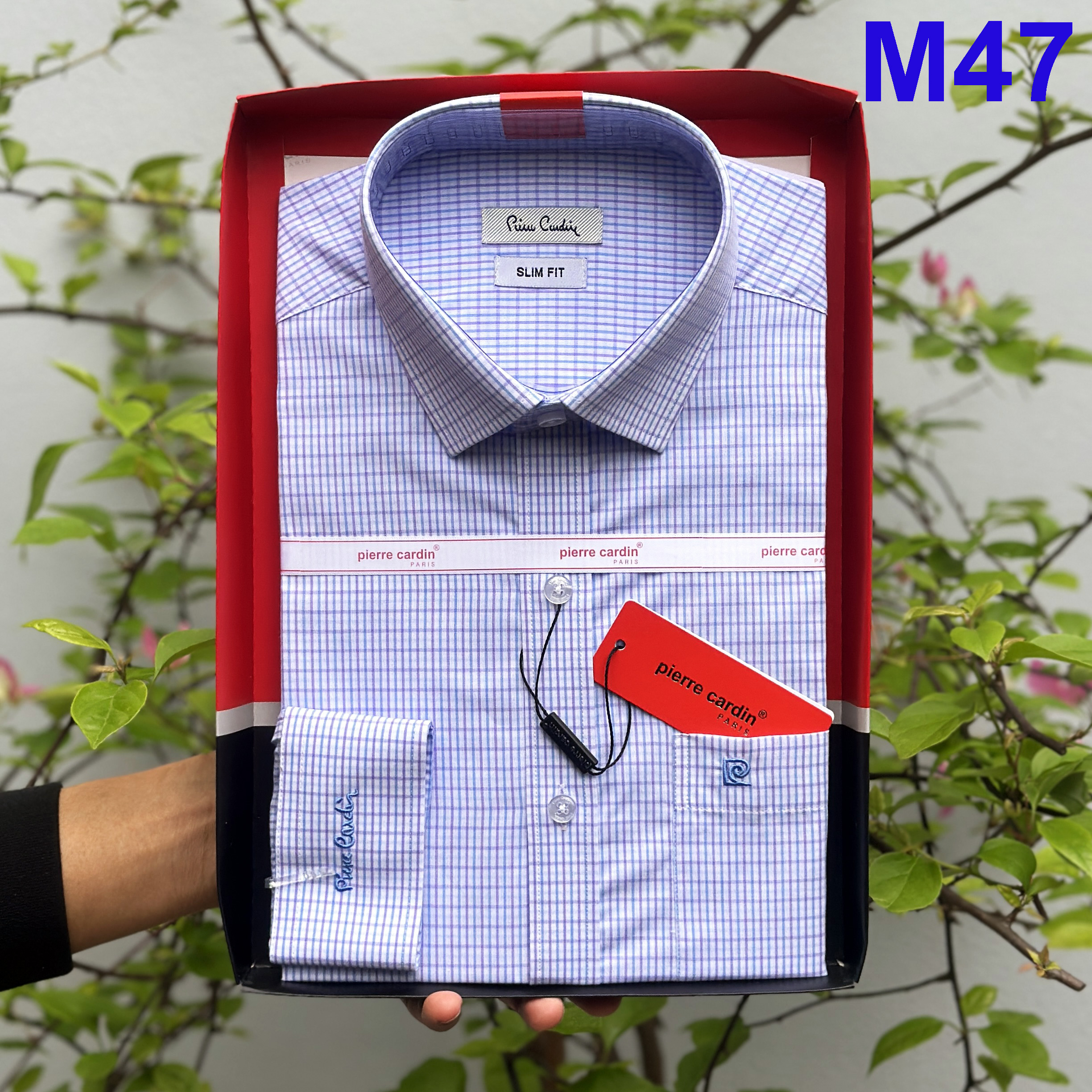 Áo sơ mi nam, sơ mi trắng dài tay, sơ mi nam pierre cardin, sơ mi nam pierre cardin chính hãng hàng xuất dư xịn mẫu hàn quốc