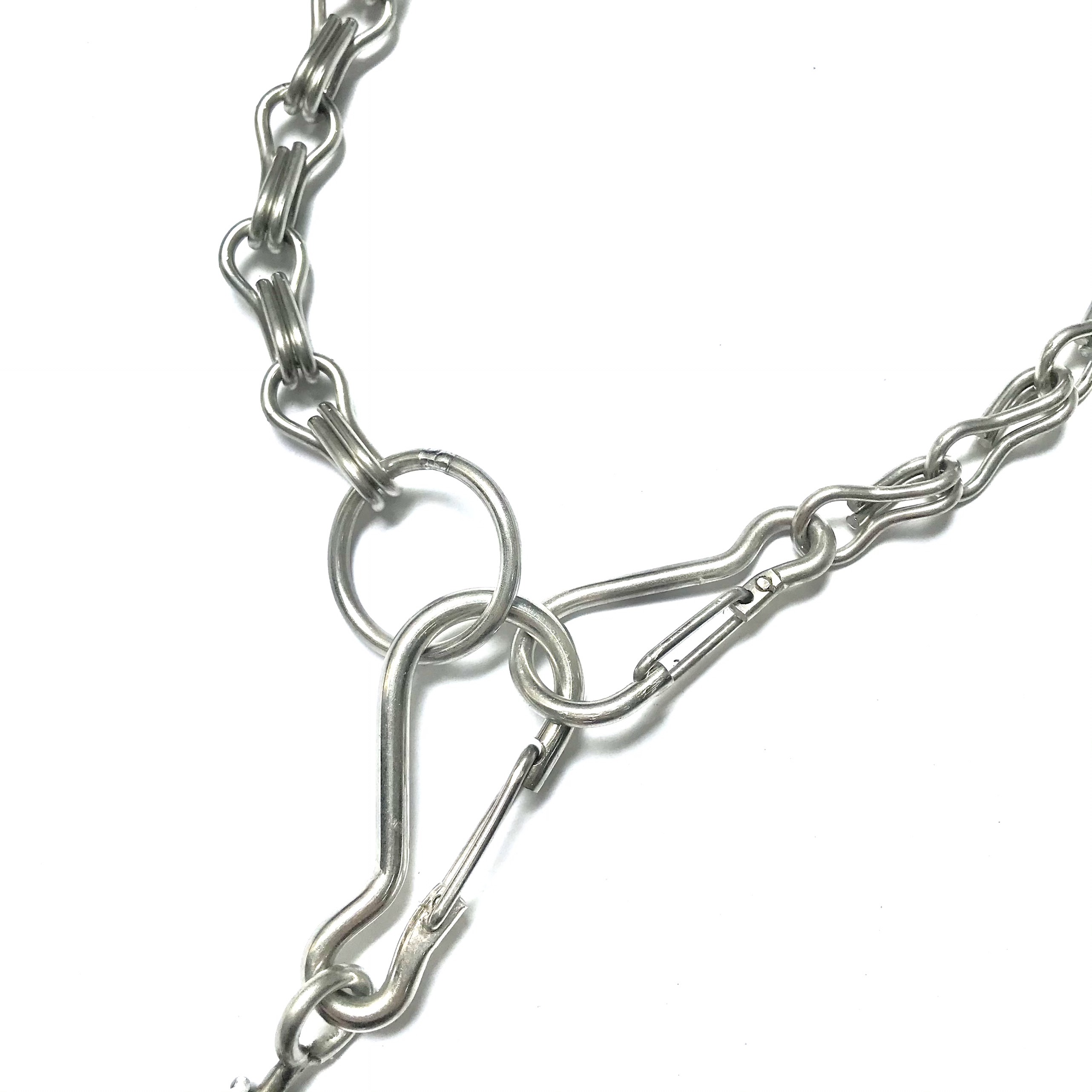 Dây xích chó inox loại to, đẹp.