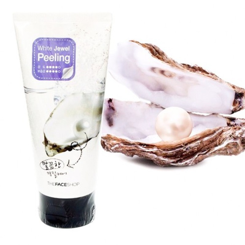 Tẩy Tế Bào Chết Ngọc Trai Smart Peeling white jewel perle- dịu nhẹ loại bỏ lớp tế bào chết lớp da sừng chai sạn