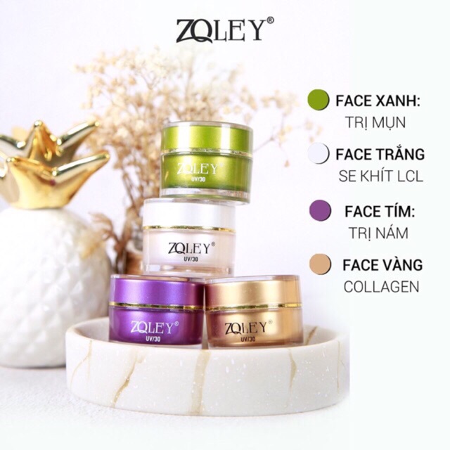 Kem Face Zoley 4 màu 4 chức năng (hộp 10g)