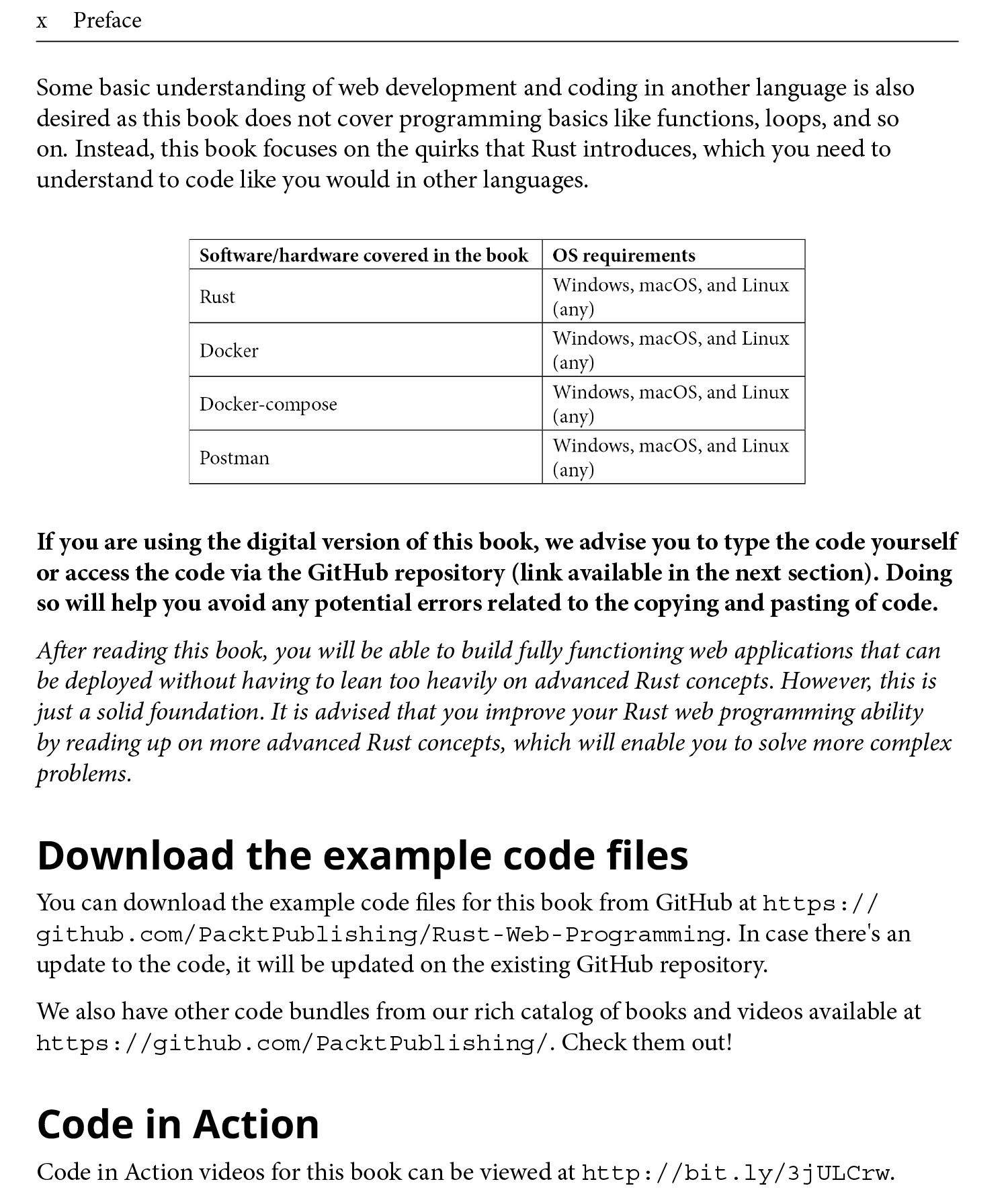 Rust Web Programming