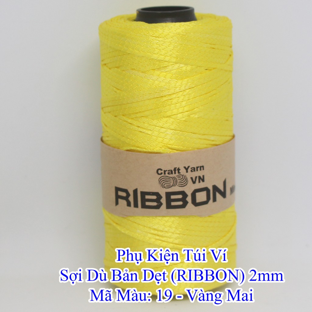 Sợi Dù Bản Dẹt 2mm / sợi ribbon / ribbon mini