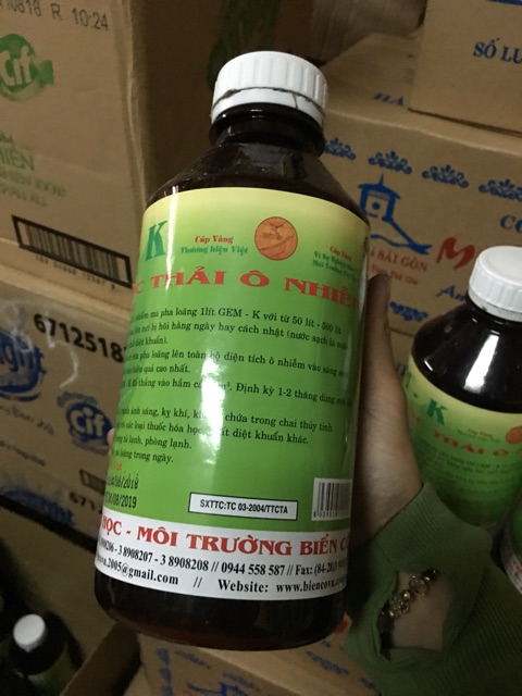 Xử Lý Mùi Gem K 1L Giá Tận Gốc