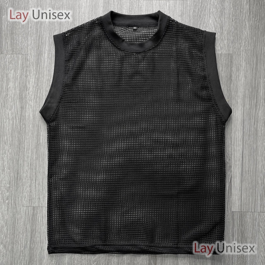 Áo TANK TOP Lưới unisex