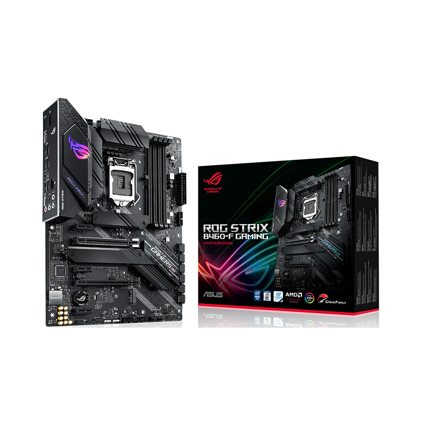 Mainboard ASUS ROG STRIX B460-F GAMING (Intel B460, Socket 1200, ATX, 4 khe Ram DDR4)
