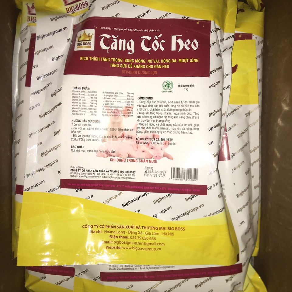 TĂNG TỐC HEO (Hàng chuẩn công ty)