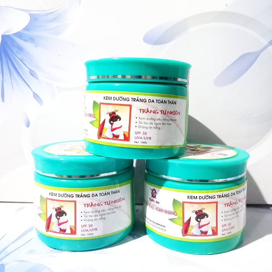 KEM DƯỠNG TRẮNG DA TOÀN THÂN SẮC THỂ NGỌC HOÀN KHANG 100G