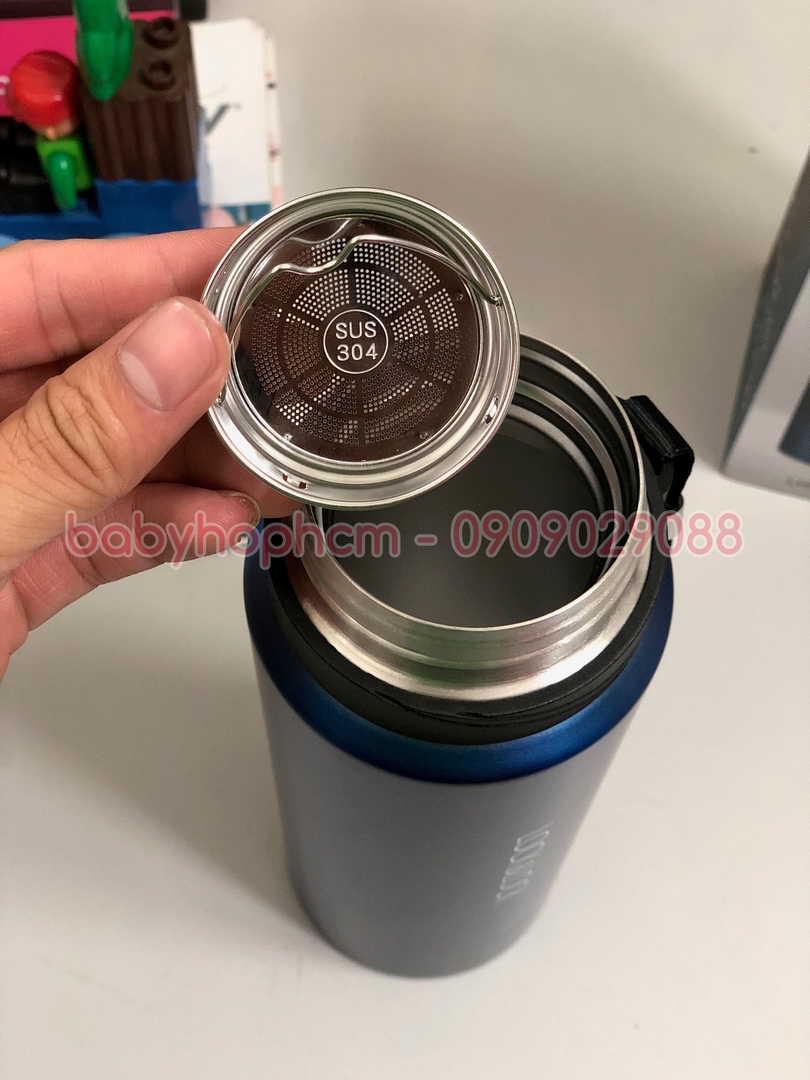 [HCM]Bình giữ nhiệt Lock&Lock Vacuum Bottle 800ml LHC6180FU