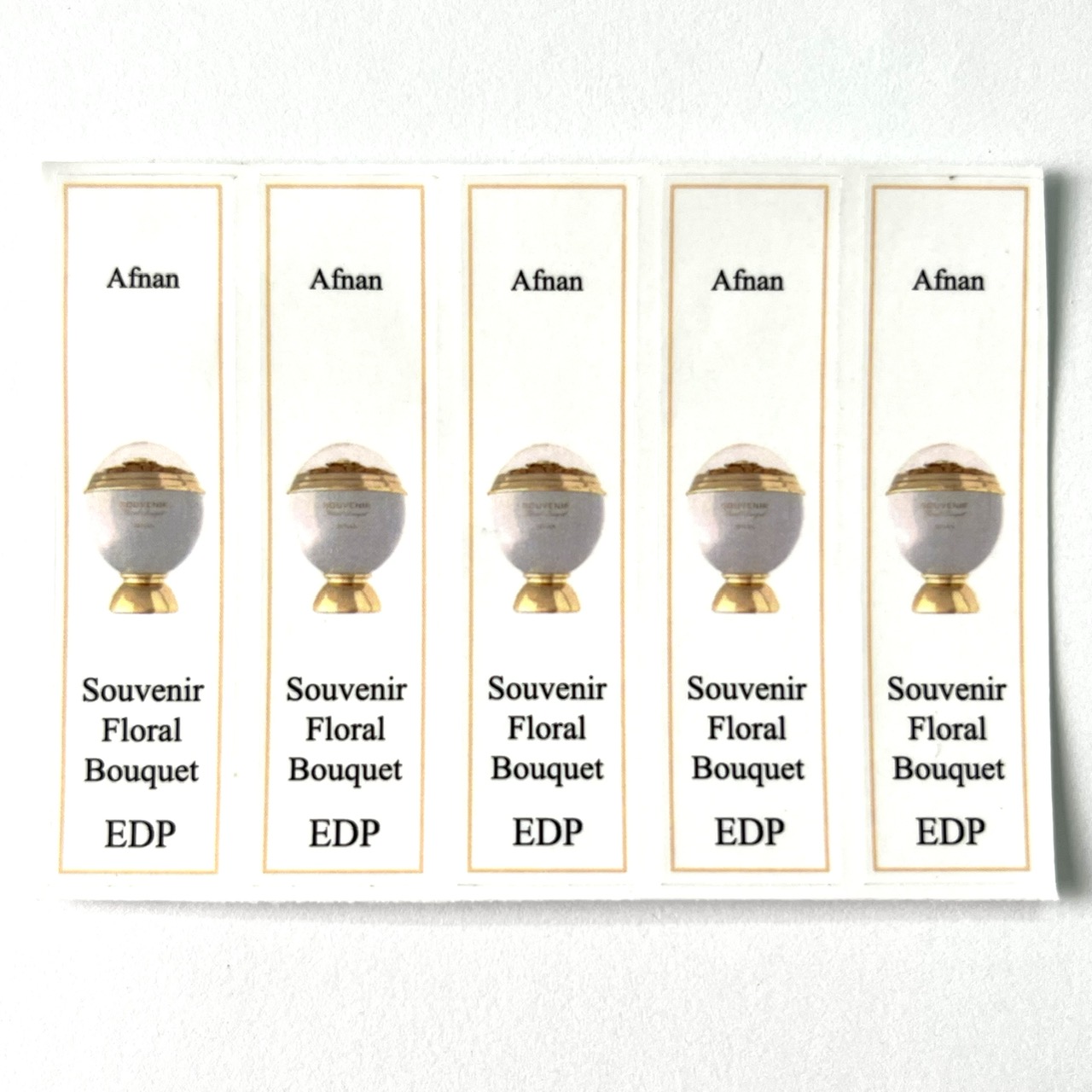 [HCMC] combo 10 PCs Afnan perfume bottle sticker for full range extract bottle