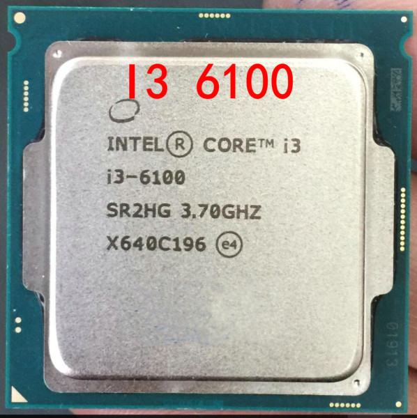 Bộ vi xử lý Intel CPU Core i3-6100 3.70GHz ,51w 2 lõi 4 luồng, 3MB Cache Socket Intel LGA 1151