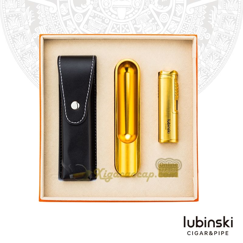 smoking accessories cigar cutter with lighter and ashtray wholesale gift set