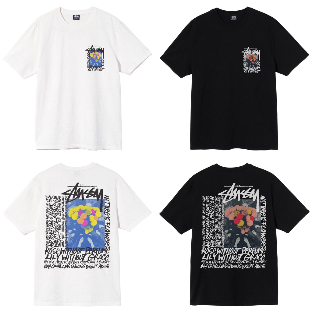 Áo Thun Stussy Camellias - CÓ SẴN