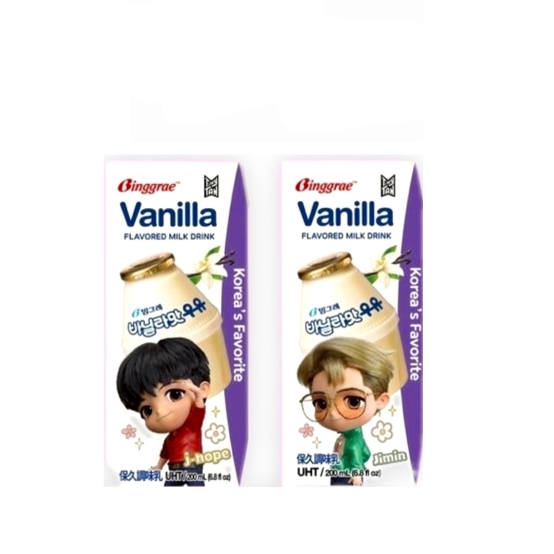 Sữa vị Vanilla Binggrae Hàn Quốc hộp 200ml