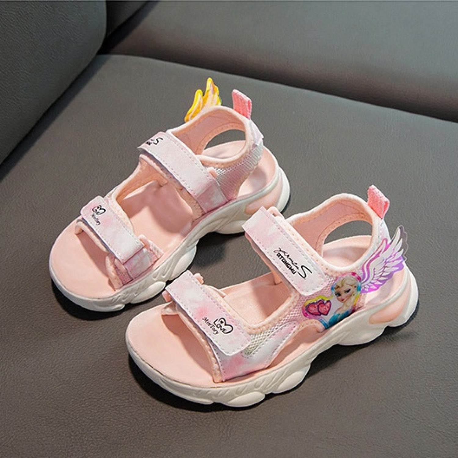Dép elsa sandal bé gái công chúa size 26-37 sdg07