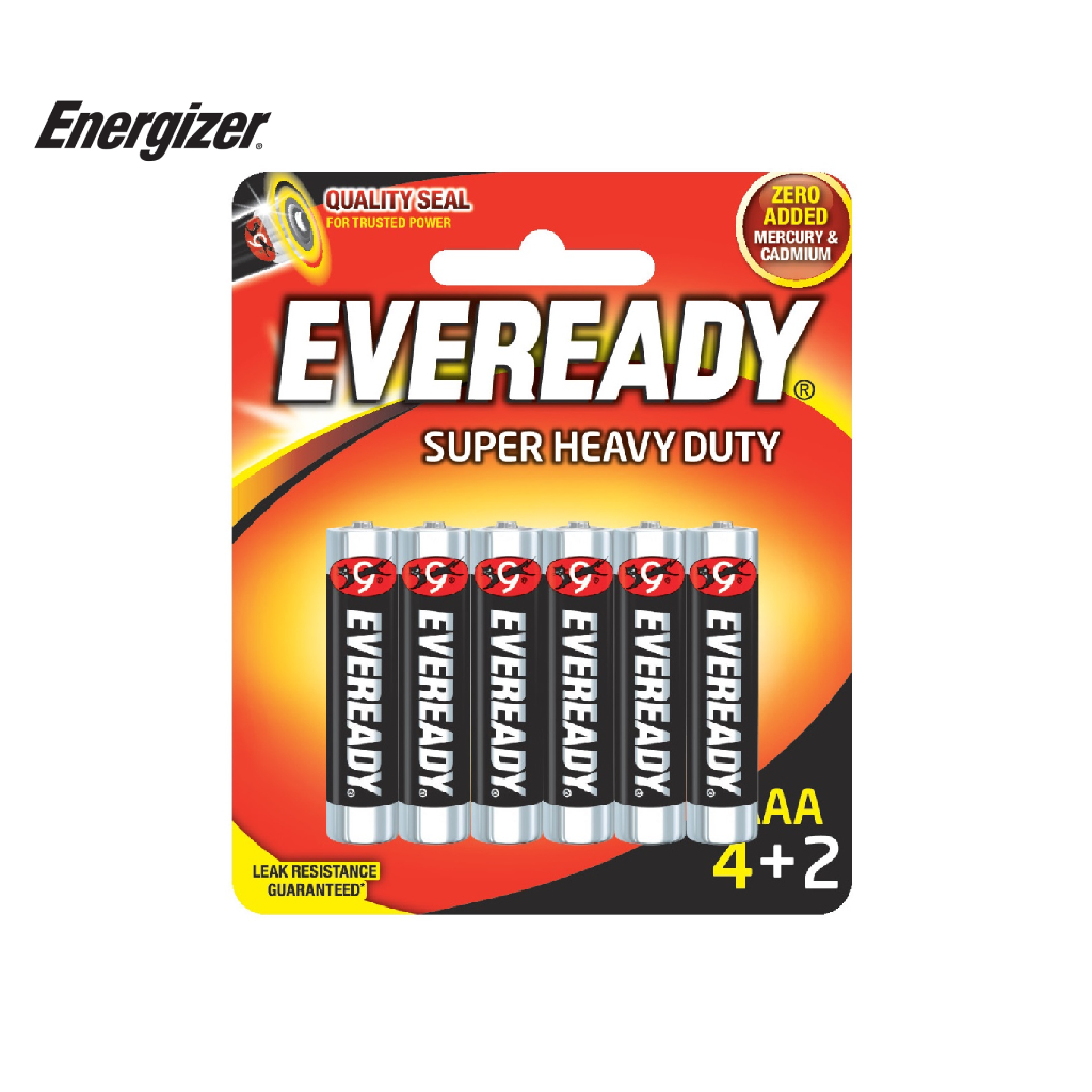Pin Eveready AAA 1212 BP4+2 - 100628874