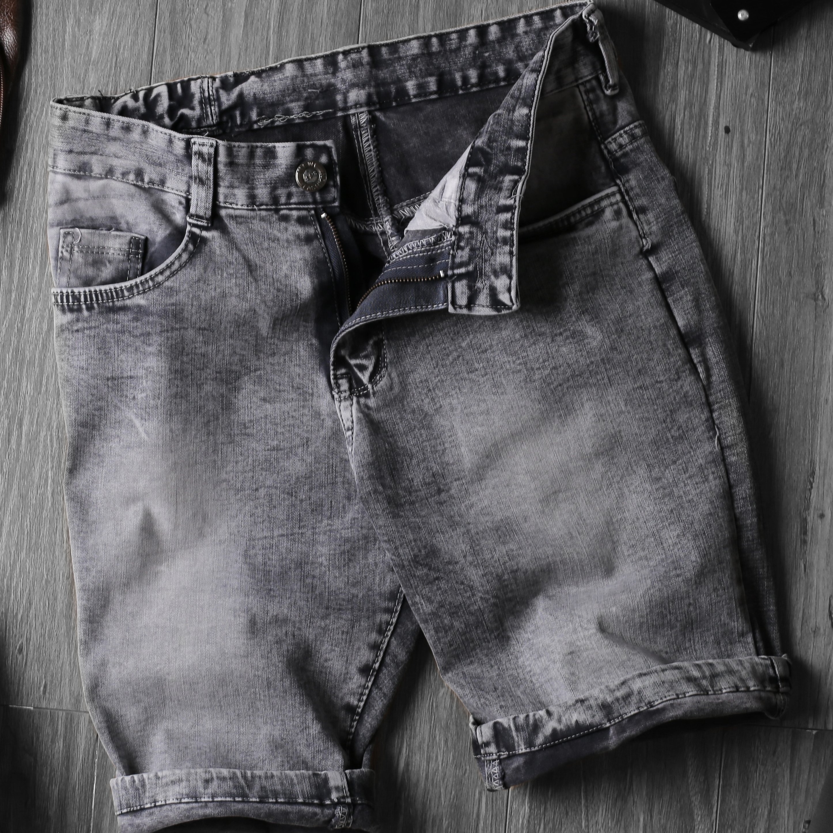 [HCM]Quần short jean nam vải giản cao cấp HT59
