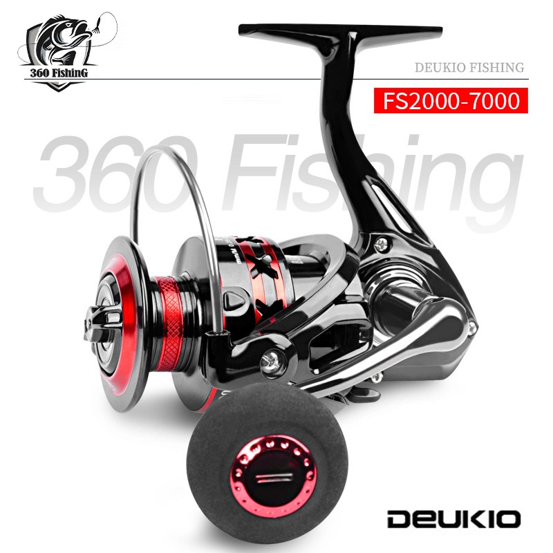 Máy Câu Cá Kim Loại Deukio FS Máy Câu Đứng 2000 Đến 7000 Chuyên Câu Lure