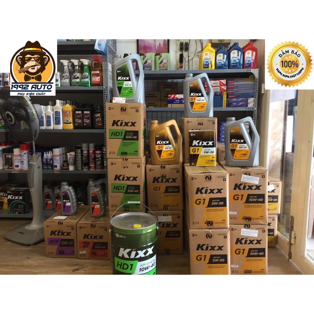 { ENGINE CLEAN } Dầu xúc rửa động cơ KIXX 1 lít