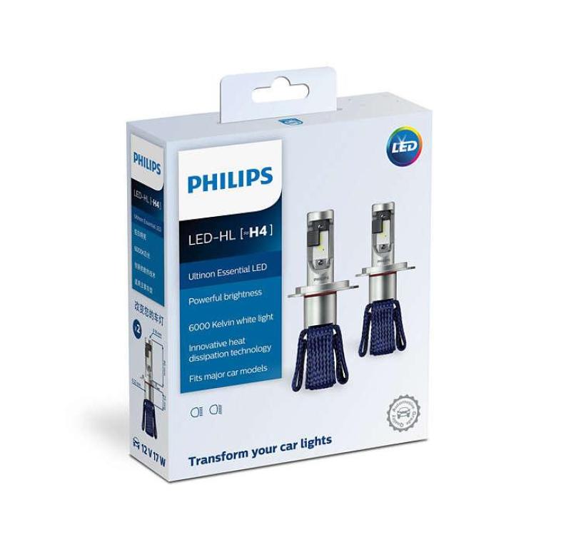 Bảo hành 3 năm - 1 bóng đèn pha LED Philips Ultinon Essential