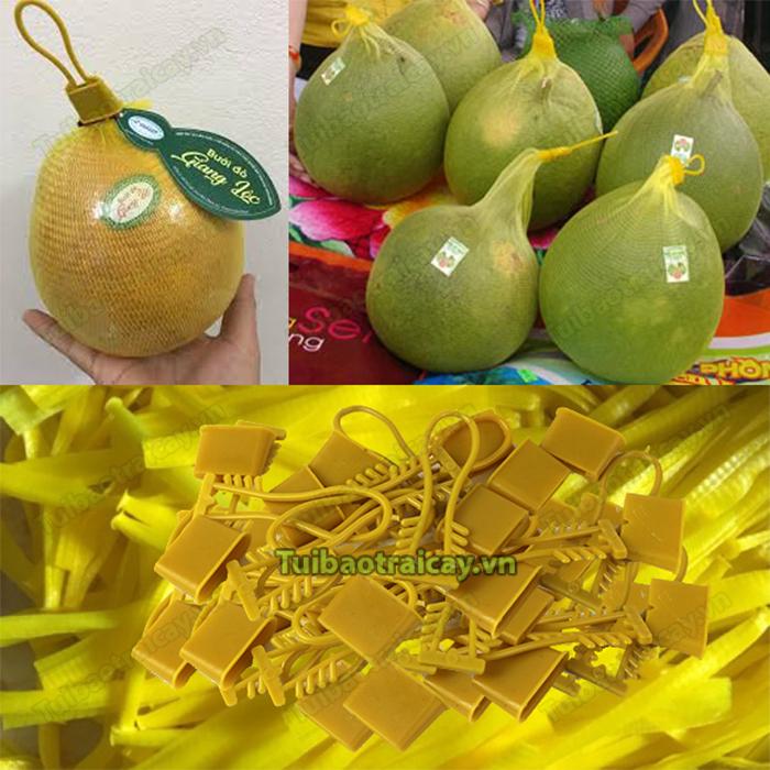 1kg Túi lưới đựng hoa quả 40cm kèm khóa